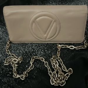Cream Valentino Crossbody Wallet